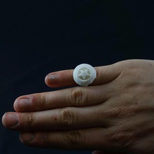 captain america ring size 6 gioielli anello capitainamerica 3d print model - Mito3D