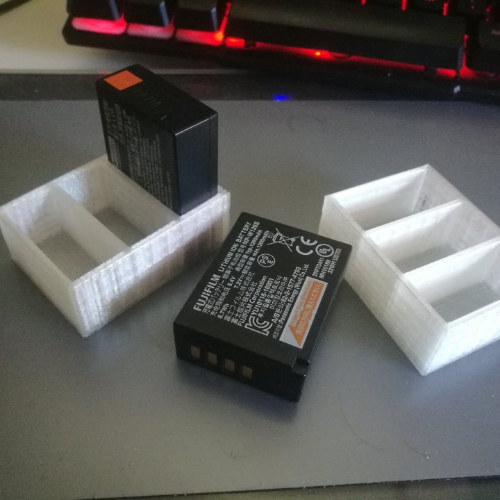 chema's fujifilm np-w126s battery box gadgets & electronics fuji batterybox 3D print model - Mito3D