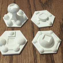 terraformazione Marte base città tavola Giochi gioco esadecimale terraforming 3d print model - Mito3D