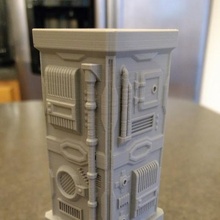 dice base tower tabletop tech scifi shadowrun 3d print model - Mito3D