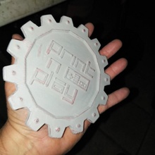 print play custom shield fan art youtuber james printnplay 3d print model - Mito3D