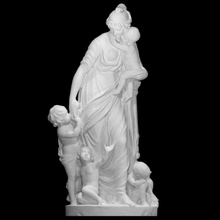 caridad escanear bebé niños vestido amor madre escultura estatua florero mujer niño 3dprint 3dscan belleza patrimonio cultural 3d print model - Mito3D