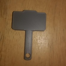 Thor's martello moda Accessori chiave catena 3d print model - Mito3D