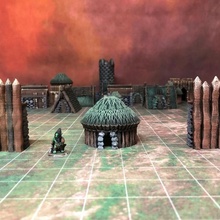 kyn finvara goblin hut heroic scale tabletop dragons dungeons fantasy game games gaming miniatures rpg terrain wargaming warhammer miniature boardgame roleplaying wargame pathfinder goblins 3d print model - Mito3D
