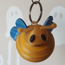 cute bee keychain fashion & accessories 3d print model - Mito3D