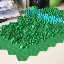 yüzey oluşturma Mars masa oyunu arazi fayans yazı tahtası oyunlar Venüs tasarım meydan okuma 3d print model - Mito3D