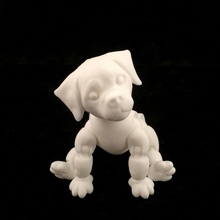 3d articulé chiot chien jouets jeux animal jouet pavot 3d print model - Mito3D