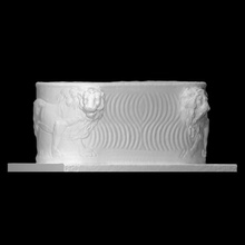 sarcophagus lions scan printable decoration lion roman sculpture marble 3d print model - Mito3D