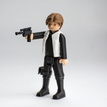 han solo fan art starwars toy articulated actionfigure minifigure playaction 3d print model - Mito3D