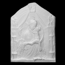 virgin child scan madonna religious relief 3d print model - Mito3D
