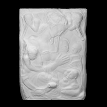 vierge enfant anges analyse Jésus sculpture Florence Italie Marie soulagement Christ terre cuite Donatello 3d print model - Mito3D