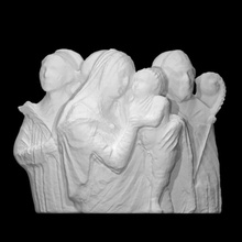 virgin child saints scan jesus sculpture madonna italian mary christ group 3d print model - Mito3D