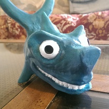 feliz tiburón juegos juguetes 3d print model - Mito3D