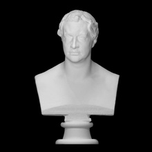 kral Friedrich Wilhelm iii Prusya taramak büst baş adam heykel mermer 3d print model - Mito3D