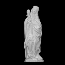 Jungfrau Kind Scan Zahl Jesus Skulptur Madonna religiös Maria Christus Rasenholz 3d print model - Mito3D