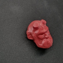 Hellboy cabeza ventilador Arte demonio película héroe maravilla escultura 3d print model - Mito3D