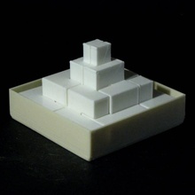 perilous pyramid toys & games puzzles challenge 3d print model - Mito3D