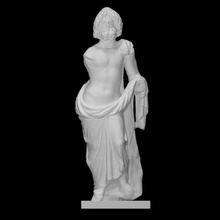 asclépios analyse figure Dieu grec homme mythologie romain sculpture statue marbre médicament 3d print model - Mito3D