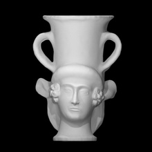 janiforme kantharos analyse sculpture vase antique grenier 3d print model - Mito3D