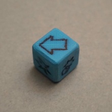 blank d6 dice tabletop die gaming six-sided 3d print model - Mito3D