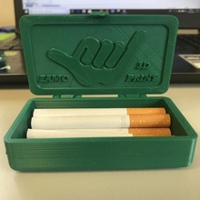 bo cigarros jardim caixa faça simples desco fácil 3d print model - Mito3D