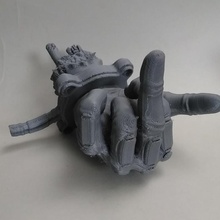 severed deadpool hand fan art marvel xmen fanart collosus 3d print model - Mito3D