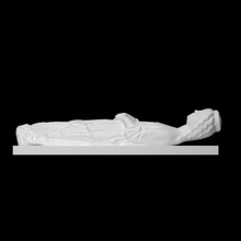 st benigno Varredura escultura estátua mulher santo mentindo Praga 3d print model - Mito3D