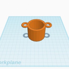 bucket pot easy creative helpful 3d print model - Mito3D
