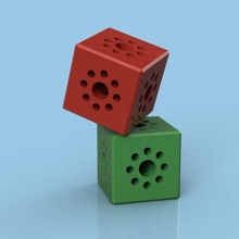 tetrix max cubed toys & games robots ftc 3d print model - Mito3D