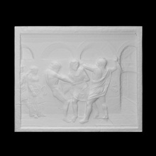 kırbaçlama İsa taramak isa mermer Floransa dini Rahatlama Donatello 3d print model - Mito3D