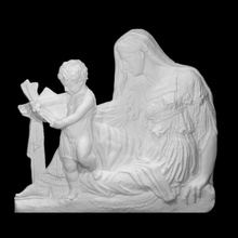 maria leyendo niño escanear Jesús florencia alivio Cristo arcilla 3d print model - Mito3D