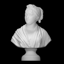 retrato dr Dorothea von Rodde Schl zer Varredura fracasso cara cabeça senhora escultura mulher mármore filósofo médico 3d print model - Mito3D