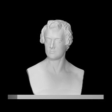 Christian Daniel rauch analyse buste visage tête homme portrait marbre sculpteur 3d print model - Mito3D