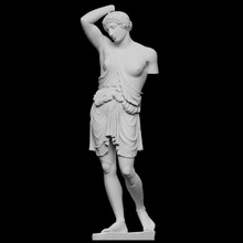 wounded amazon sciarra type scan figure roman sculpture statue woman marble 3d print model - Mito3D