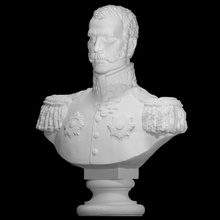bust earl stroganov scan man sculpture russian 3d print model - Mito3D