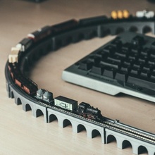 scala viadotto traccia impostato giocattoli Giochi treni marklin modeltrains 3d print model - Mito3D