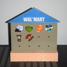 wal mart associate appreciation pin display & garden 3d print model - Mito3D