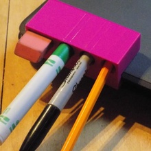 tenere controllo montato matita titolare supporto giardino facile divertimento gancio ikea pennarello impulso 3d print model - Mito3D