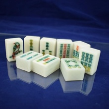 Mahjong bambu fayans Ayarlamak yazı tahtası oyunlar Çince oyun Solitaire Asya ji ng 3d print model - Mito3D