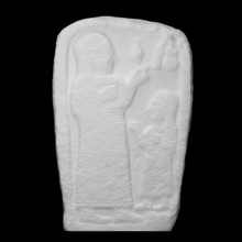 stele scan hittite sculpture relief basalt fragment slab 3d print model - Mito3D