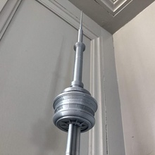 cn tower architecture building tall fusion360 toronto 3d print model - Mito3D