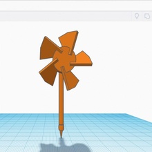 pinwheel tinkerfun fun summer 3d print model - Mito3D
