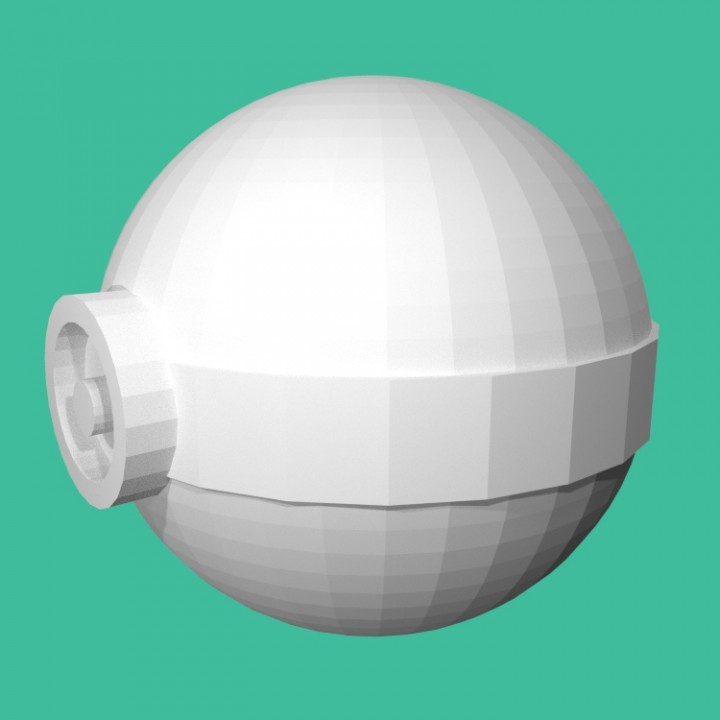 pokeball tinkercad 3D print model - Mito3D