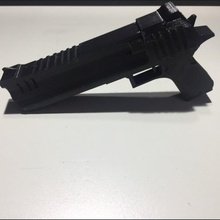 fortnite mano cannone oggetti scena cosplay gioco pistola irl 3d print model - Mito3D