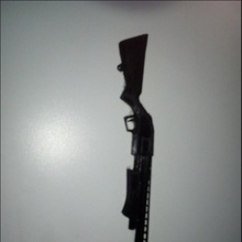 fortnite bomba Disparo pistola ventilador Arte juego irl 3d print model - Mito3D