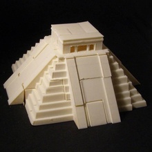 piramid puzzle toys & games temple maya kukulkan 3d print model - Mito3D
