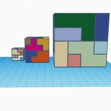Nidificazione puzzle caleb williams 3d print model - Mito3D
