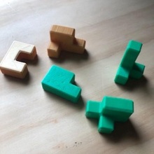 cube puzzle 3x3 toys & games 3d print model - Mito3D