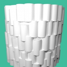 patterned flower pot & garden tinkercad 3d print model - Mito3D