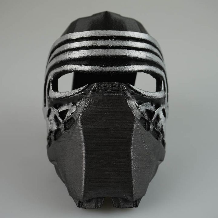 kylo ren masque star wars épisode 7 accessoires cosplay starwars zbrush jeu 3dprinting darthvader episode7 kyloren 3D print model - Mito3D